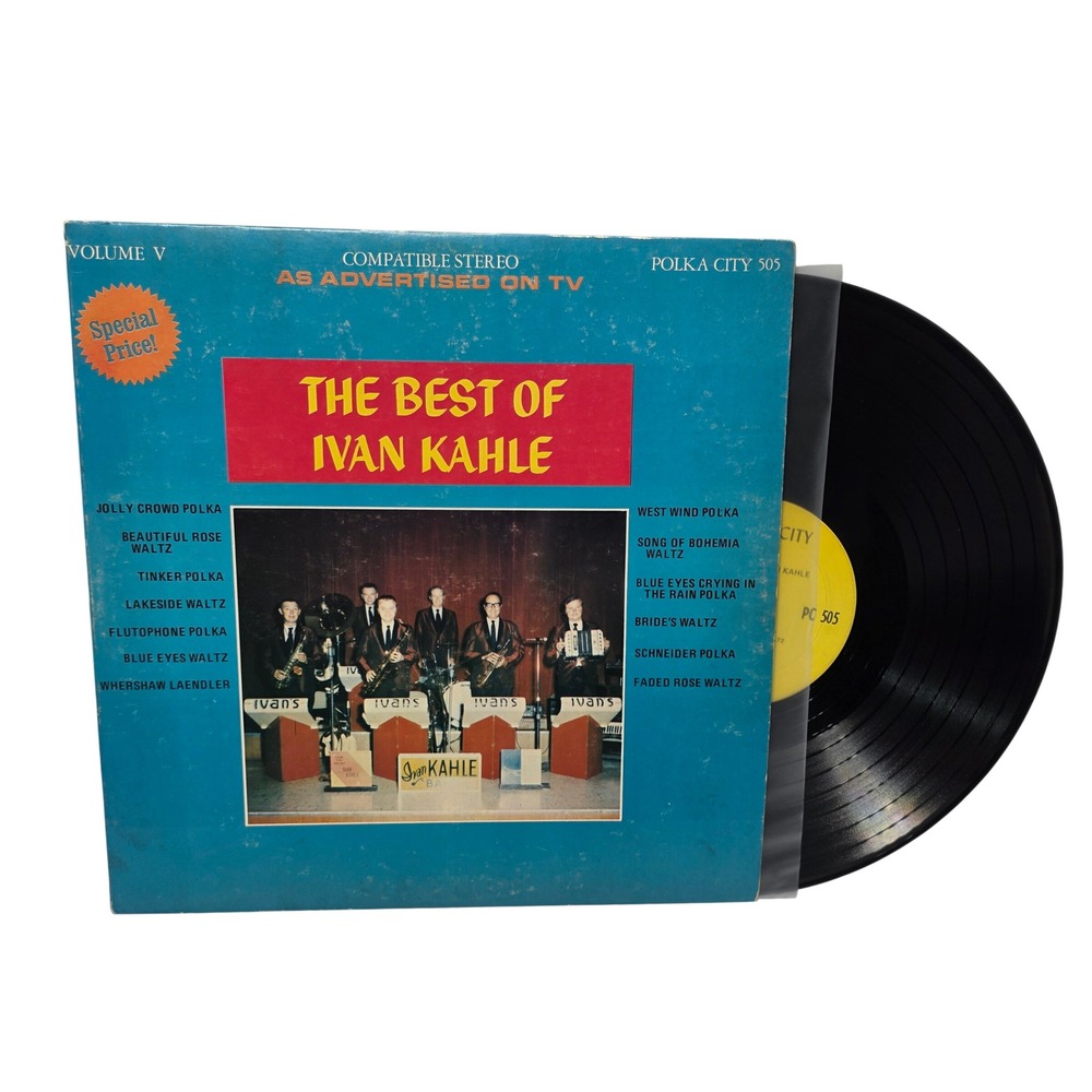 Ivan Kahle The Best of Ivan Kahle Volume V Polka City 505 Vinyl LP Record*